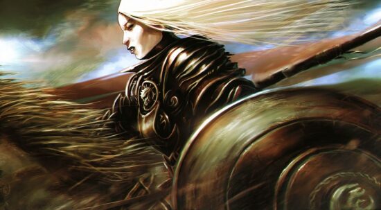 She rides